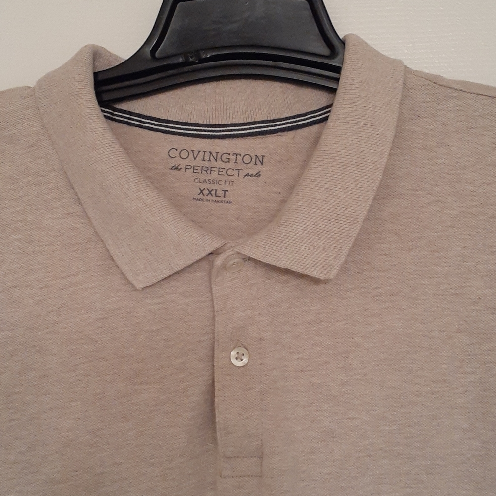 Covington Big & Tall Men's Short Sleeve Polo Shirt